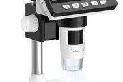 SALE | Digital Microscope Camera, Aopick 4.3 Inch Coin Microscope 50X-1000X Magnification, 1080P Compound Microscope 8 Adjustable LED Light Coin Magnifier, PC View, Compatible with MacOS Windows
