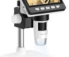 SALE | Digital Microscope Camera, Aopick 4.3 Inch Coin Microscope 50X-1000X Magnification, 1080P Compound Microscope 8 Adjustable LED Light Coin Magnifier, PC View, Compatible with MacOS Windows
