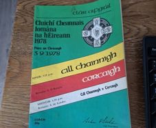 1978 All Ireland Hurling Final Programme Kilkenny V Cork