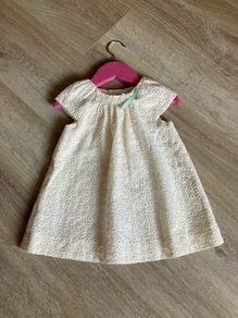 Zara baby  linen dress new, 12-18 m