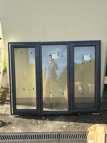 Brand New Double Glazed uPVC Window Approx 1600 x 1300mm  Anthracite Grey