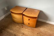 furniture - tall chest of drawers and two side lockers