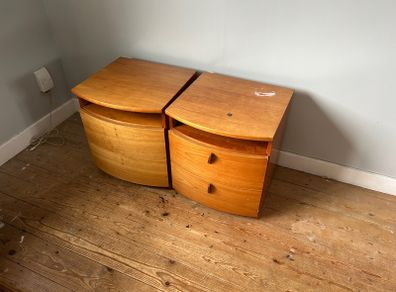 furniture - tall chest of drawers and two side lockers