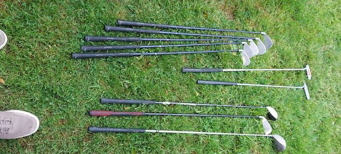 Golf Clubs and bag