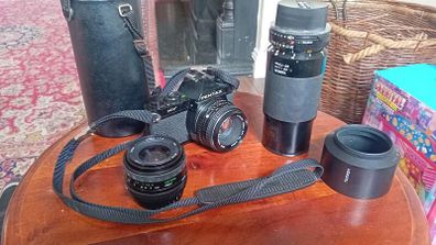 Pentax mv camera ,with 2 lenses