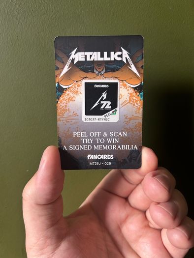 Metallica Fancard Dublin