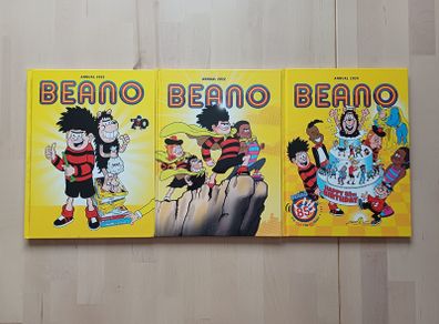 Beano Annuals 2021, 2022, 2024 (Hardback Comic Books Collection NEW)