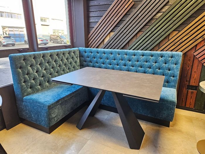 Chesterfield Style Dining Bench with Storage