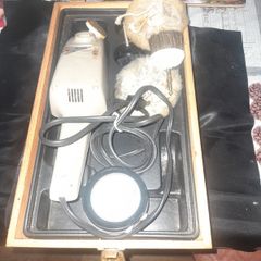 Old Shoe Polishing Box with Contents,