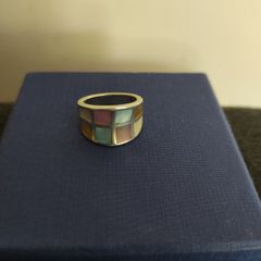 Mother of pearl 925 silver ring