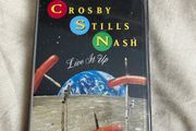 Crosby Stills Nash live it up cassette