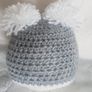 Handmade newborn baby hats Image 4
