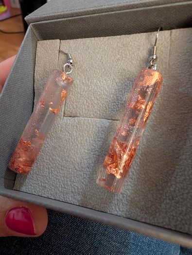 Hand made Resin Earrings