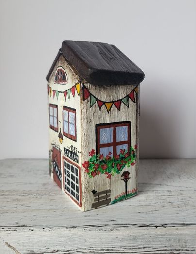 handcrafted tiny wooden house!