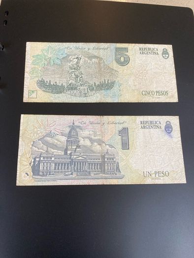 Argentina banknotes