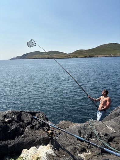 fishing 6 m 18 feet long net strong and travel friendly sea lake river cliff fishing rocks etc