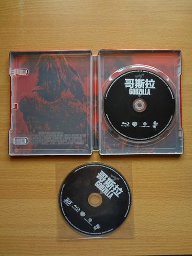Godzilla (2014) 3D & Blu Ray Steelbook (RARE)