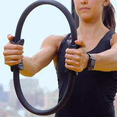 Pilates rings and mats