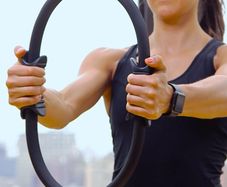 Pilates rings and mats