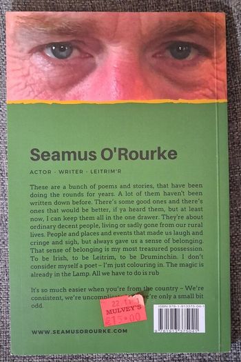 Seamus O' Rourke / A Lock of Poems..../ 1ed., Signed/ 2019