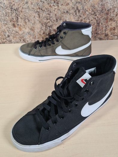 Nike Court Legacy Mid Canvas Tennis Trainers Size Uk 7 Eu 41