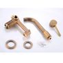 Bathroom Tap, 360 Wall Mounting, Swivelling Single Lever Mixer Tap, Rotatable Basin, Flush-Mounted Washbasin Tap Image 2