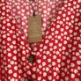 Bnwts Red ditzy print summer jumpsuit size M 12 includes post Image 4