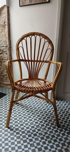 Mid-century Bamboo Chair