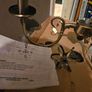 2 Sets of Brass Effect Ceiling Lights New Image 4
