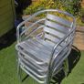 aluminium garden chairs Image 2
