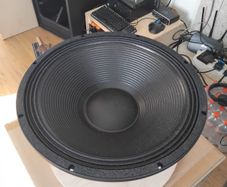 Pair of B&C 18 tbx 100 1200 watt 4 ohm drivers.