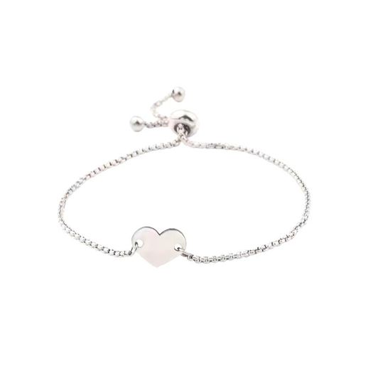The Cherished Heart Bracelet  Custom Engraving Available By R'Laith