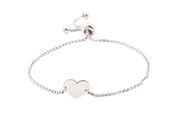 The Cherished Heart Bracelet  Custom Engraving Available By R'Laith