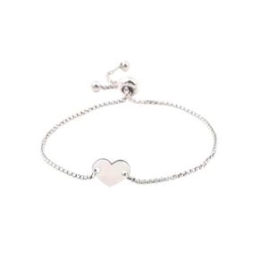 The Cherished Heart Bracelet  Custom Engraving Available By R'Laith
