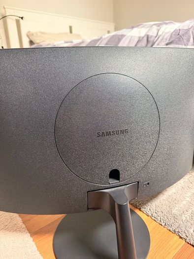 Samsung Lc24t550fduxen Full Hd 24" Curved Led Monitor - Grey