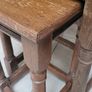 Solid Oak Coffee Table and Side Table Image 8