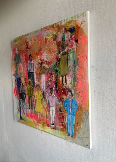 Original Abstract Painting Dublin Figurative Art Production Company Film TV
