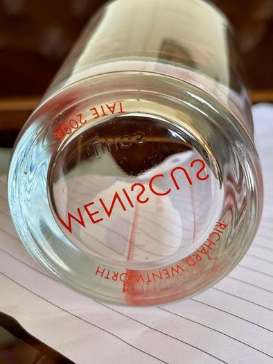 Wentworth Meniscus Glass Genuine Artwork  Tate Gallery Richard Wentworth 2004
