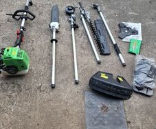hedge cutter with attachments