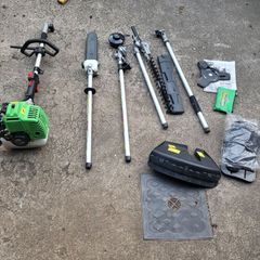 hedge cutter with attachments