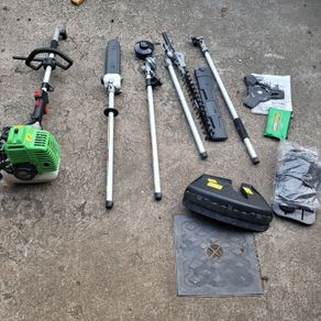 hedge cutter with attachments