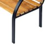 Garden Bench, 122Lx60Wx80H cm-Steel/Wood (FREE POSTAGE) Image 8