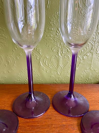 Laurent Perrier champagne glasses