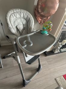 joie high chair 2 in 1 grey