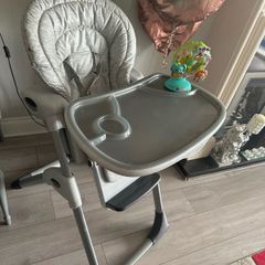 joie high chair 2 in 1 grey