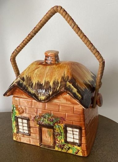 Antique China Toby jug Cheese Closch Cottage Biscuit Barrel Jugs