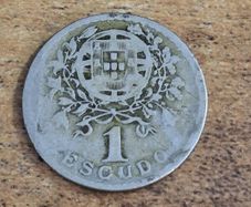 Portugal 1931, 1 Escudo Coin - free standard postage