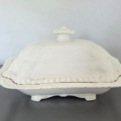 White Tureen Spode