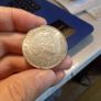 Netherlands 1959, 2/1/2 Gulden Silver coin.72% Silver. Image 5