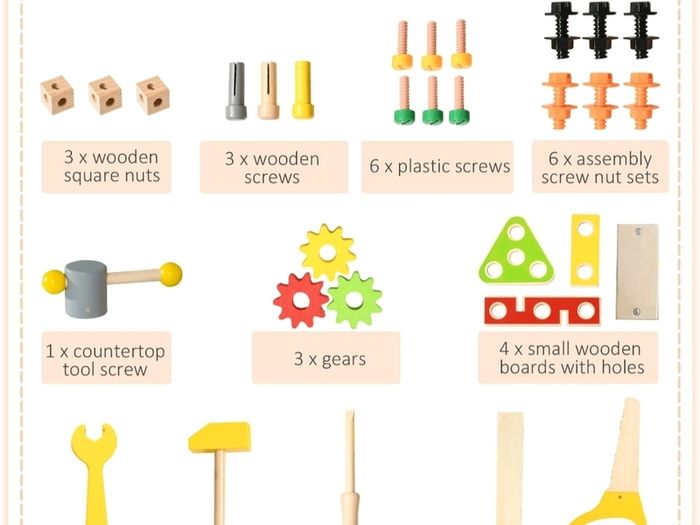 kids workbench playset